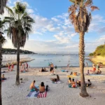 Plage de la Garoupe au cap d'Antibes