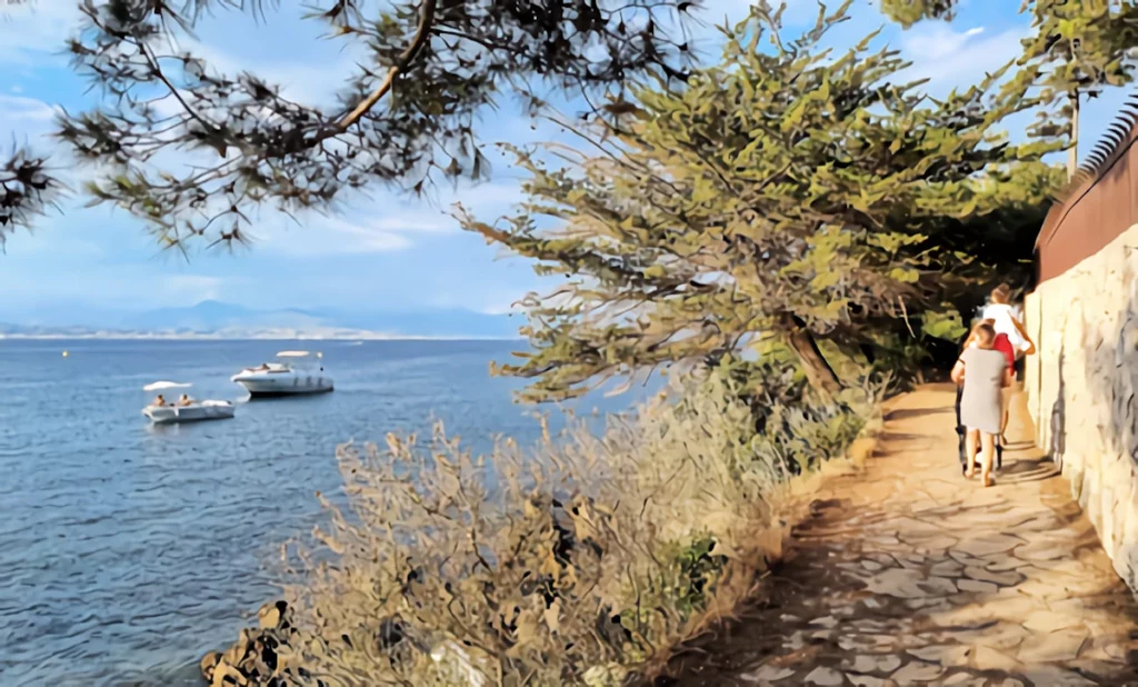 Sentier du littoral cap d'Antibes