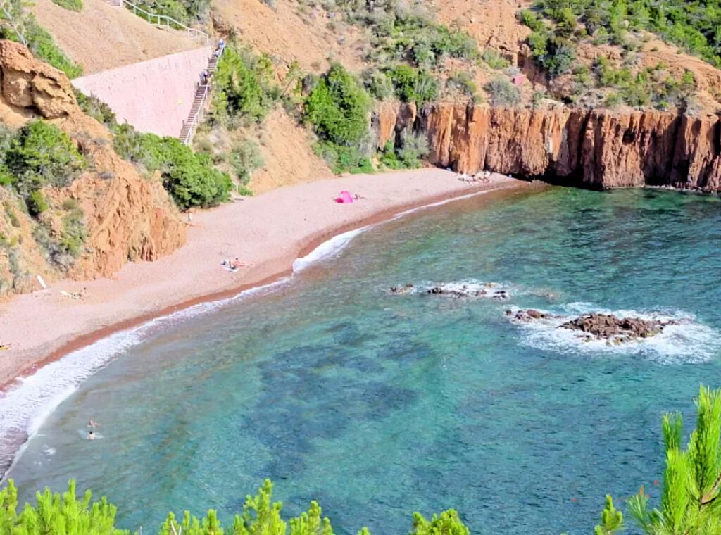 La calanque de Maubois à Saint Raphaël