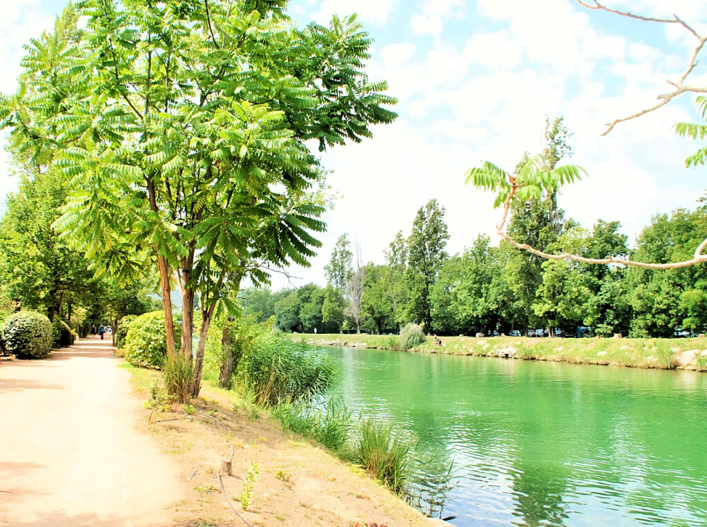 Mandelieu, les berges de la Siagne