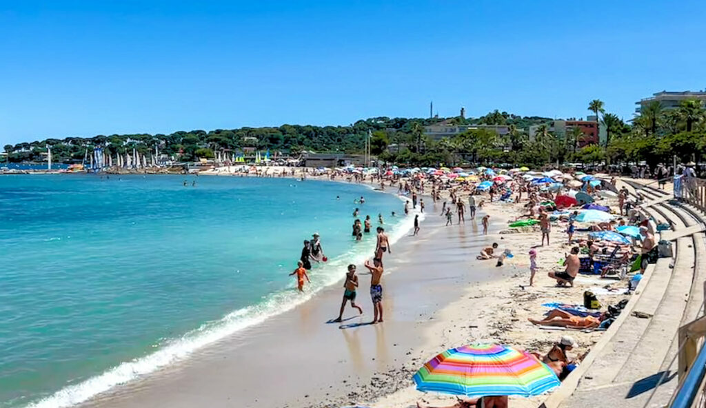 Plage du Ponteil à Antibes