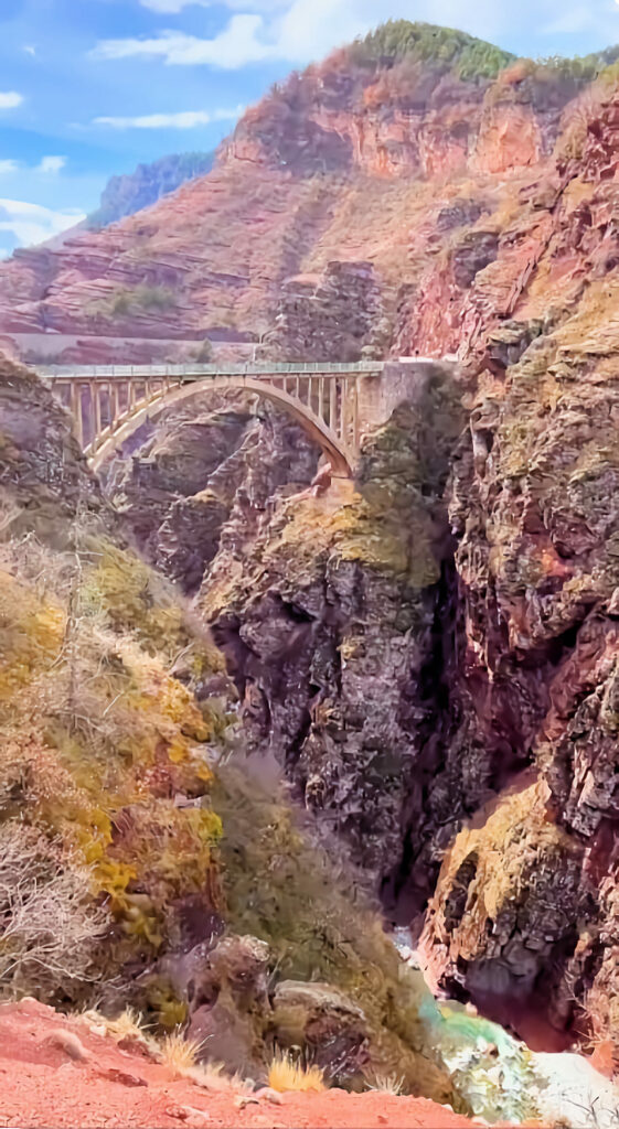 Gorges de Daluis, le Pont de la Mariée