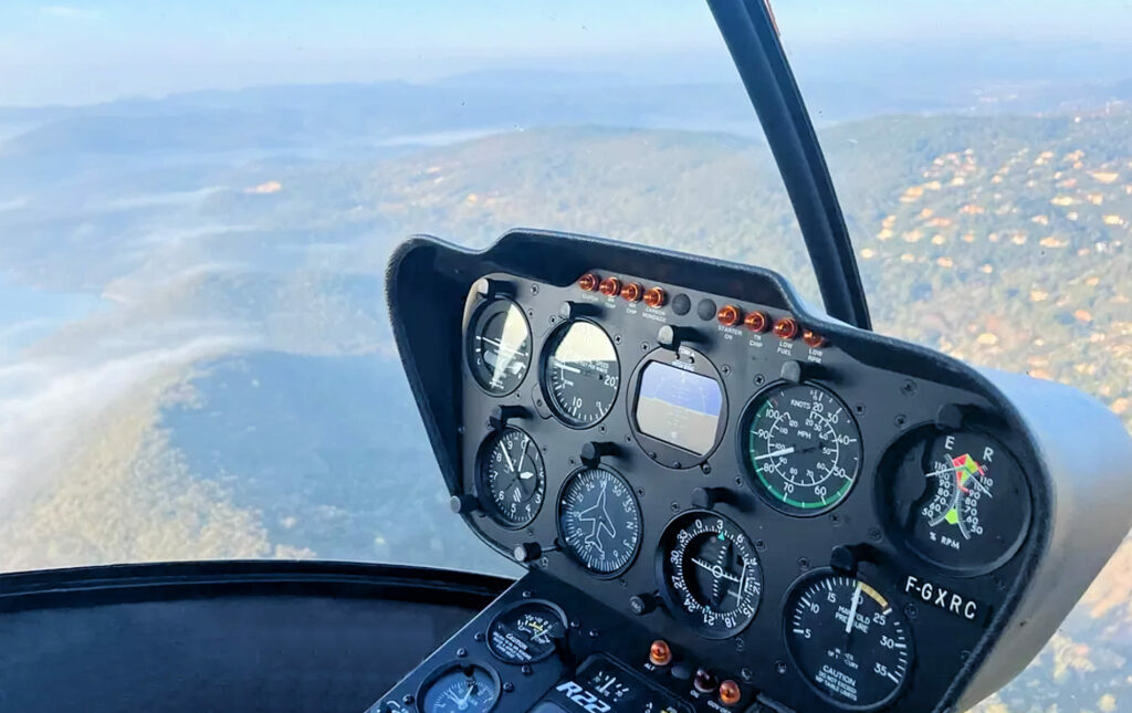 Survol du Verdon en hélicoptère